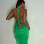 Load image into Gallery viewer, Backless Slim Cami Strap Long Dress