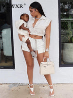 Load image into Gallery viewer, WLWXR Summer Sexy White 2 Two Piece Sets