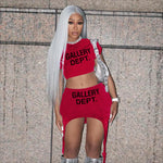 Load image into Gallery viewer, Letter Print Women Two 2 Piece Set