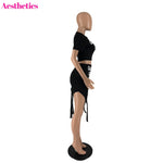 Load image into Gallery viewer, Letter Print Women Two 2 Piece Set