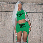 Load image into Gallery viewer, Letter Print Women Two 2 Piece Set