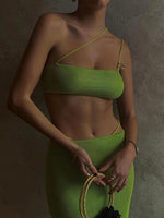 Load image into Gallery viewer, Summer Mesh Two-Piece Dress Set
