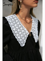 Load image into Gallery viewer, Simplee Luxury black women dress