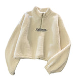 Load image into Gallery viewer, Cashmere Short High Collar Hoodies