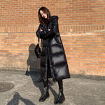 Load image into Gallery viewer, Fashion Thicken Winter Hooded Loose Long Jacket