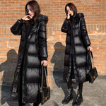 Load image into Gallery viewer, Fashion Thicken Winter Hooded Loose Long Jacket