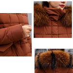 Load image into Gallery viewer, winter clothes women Fur Parkas Quilted jackets