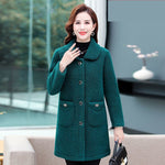 Load image into Gallery viewer, Middle-aged Mothers Faux lamb Wool Coat