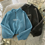 Load image into Gallery viewer, Cashmere Short High Collar Hoodies