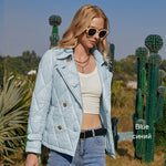 Load image into Gallery viewer, Spring Women Jacket Padded Short Argyle Coats