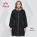 Load image into Gallery viewer, Spring coats Women parkas plus size Long warm zipper hooded pockets padded clothing