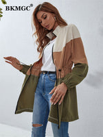 Load image into Gallery viewer, Streetwear Green Brown Beige Wide Strips
