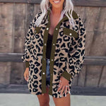 Load image into Gallery viewer, Fashion Style Designer Luxury Sale Leopard Coats