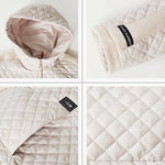 Load image into Gallery viewer, Spring Women Parkas Oversize Diamond Pattern Padded Coats