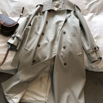 Load image into Gallery viewer, High Quality Classic Khaki Trench Coat