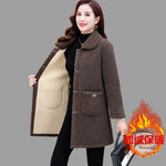 Load image into Gallery viewer, Middle-aged Mothers Faux lamb Wool Coat
