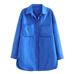 Load image into Gallery viewer, Women's Shirts Jackets Thin Parka Oversize Shirt