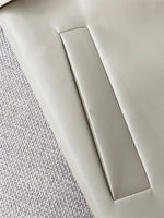 Load image into Gallery viewer, Lautaro Spring Autumn Long Faux Leather Trench Coat