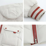 Load image into Gallery viewer, Oversized 4XL Hooded Mid-length Cotton Padded Coat Women Loose Warm Thicken Parka Fluffy Overcoat