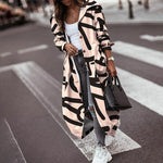 Load image into Gallery viewer, Femme Long Sleeve Solid Wide Waisted Trench Casual Women Streetwear Pockets Outerwear Single Breasted Turn Down Collar Jackets