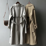 Load image into Gallery viewer, High Quality Classic Khaki Trench Coat