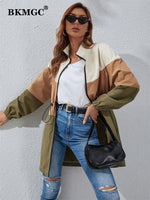 Load image into Gallery viewer, Streetwear Green Brown Beige Wide Strips