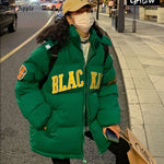 Load image into Gallery viewer, YICIYA DOWN jackets coats Varsity Jacket women winter Coat