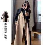 Load image into Gallery viewer, Cashmere coat high sense wool women