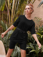 Load image into Gallery viewer, Simplee Casual Solid Outfits Women's Two Piece Suit