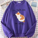 Load image into Gallery viewer, Cat Print Top Women Harajuku Oversize Long-Sleeve Kawaii