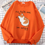 Load image into Gallery viewer, Cat Print Top Women Harajuku Oversize Long-Sleeve Kawaii