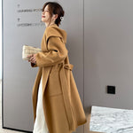 Load image into Gallery viewer, Wool Coat Hooded Fashion