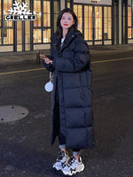 Load image into Gallery viewer, New Solid Color Long Straight Winter Coat