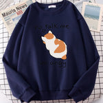 Load image into Gallery viewer, Cat Print Top Women Harajuku Oversize Long-Sleeve Kawaii