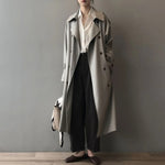 Load image into Gallery viewer, High Quality Classic Khaki Trench Coat