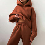 Load image into Gallery viewer, Women Casual Tracksuit Autumn Fashion Casual Hooded Two Piece