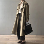 Load image into Gallery viewer, High Quality Classic Khaki Trench Coat