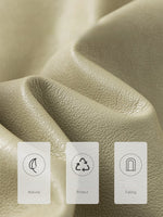 Load image into Gallery viewer, FSLE Polo Collar Full Drop Sleeve Leather Jacket Loose Short Straight Jacket Office Lady Solid Single Breasted Coats