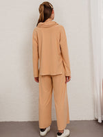 Load image into Gallery viewer, Simplee Elegant Solid long sleeve women two-piece jumpsuit Autumn winter pocket casual summer ladies fashion party jumpsuits