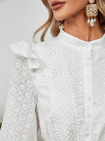 Load image into Gallery viewer, Simplee Embroidery white elegant party dress