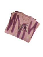 Load image into Gallery viewer, Aproms Korean Fashion Khaki Stripes Print Loose Sweaters