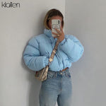 Load image into Gallery viewer, KLALIEN Winter Fashion Solid Padded Jacket Women
