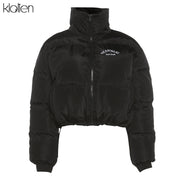 KLALIEN Women Winter Thicken Wadded Jacket
