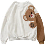 Load image into Gallery viewer, Autumn Winter Women Fleece Bear Sweatshirts
