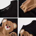 Load image into Gallery viewer, Autumn Winter Women Fleece Bear Sweatshirts
