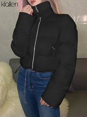 KLALIEN Winter Thicken Warm Padded Jacket