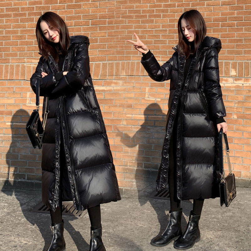 Fashion Thicken Winter Hooded Loose Long Jacket