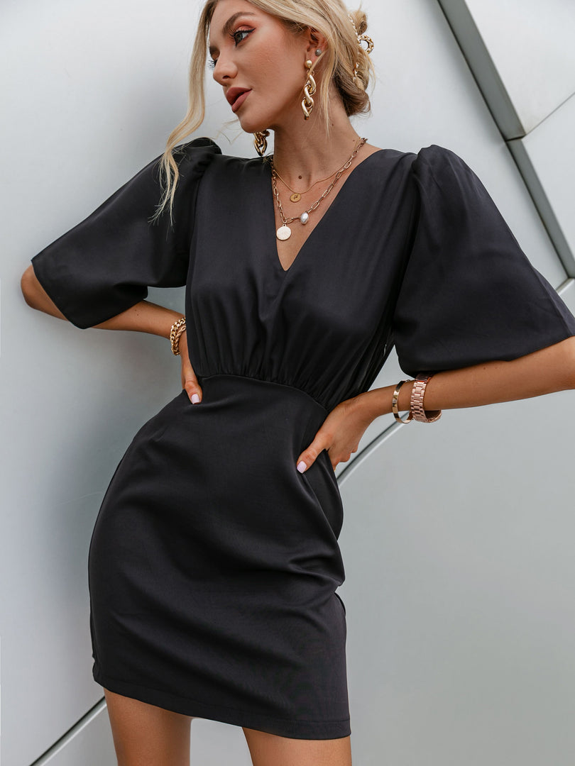 Simplee Luxury black women dress