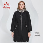 Load image into Gallery viewer, Spring coats Women parkas plus size Long warm zipper hooded pockets padded clothing
