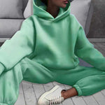 Load image into Gallery viewer, Women Casual Tracksuit Autumn Fashion Casual Hooded Two Piece
